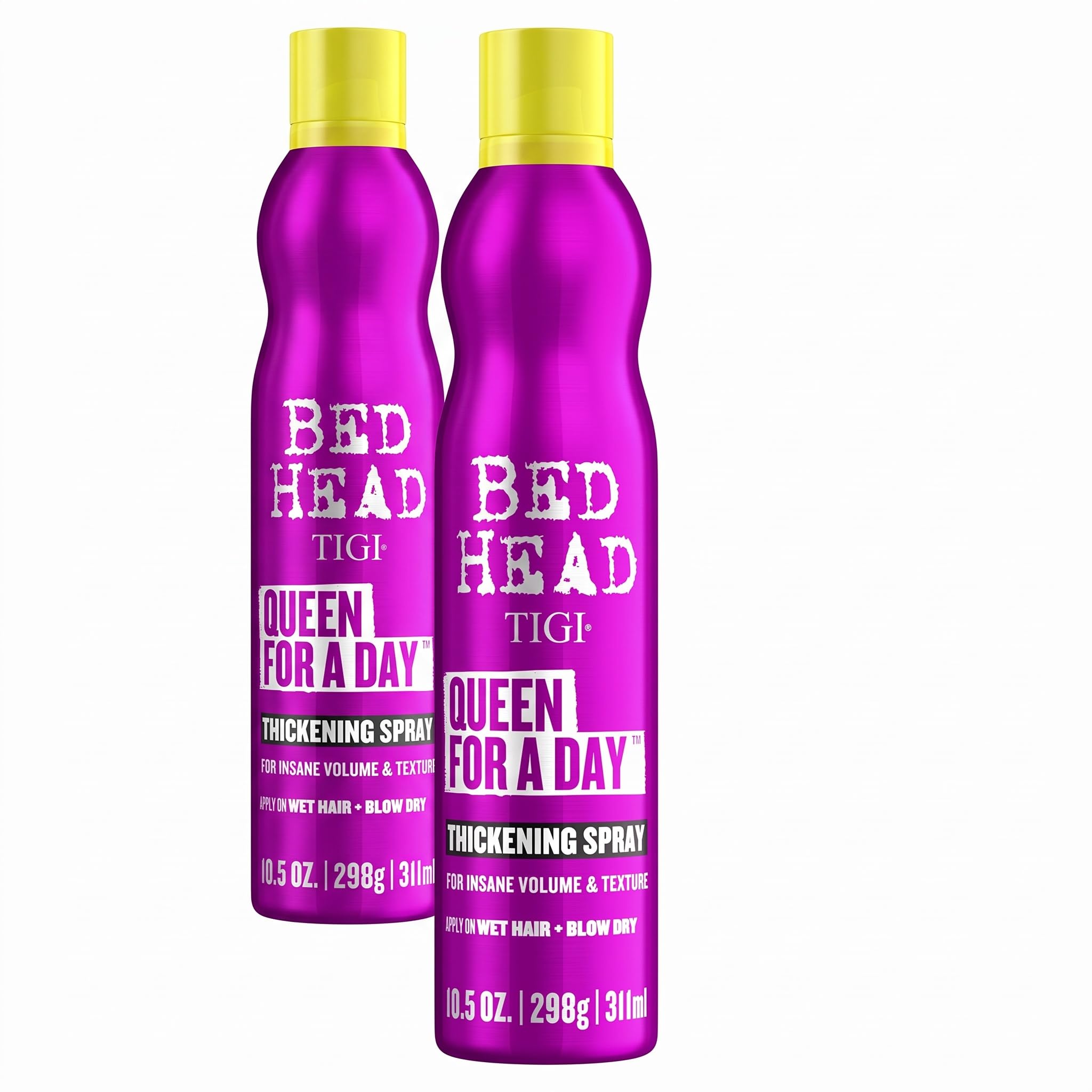 BED HEAD TIGI QUEEN FOR A DAY 2本セット Amazon.com: TIGI Bed Head Volumizing Hair Spray, Queen For A Day